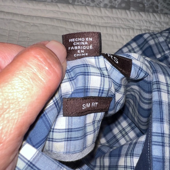 Michael Kors mens slim fit button up s EUC - Picture 7 of 8